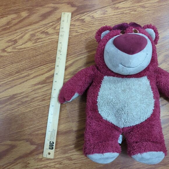 Disney Toy Story Lotso Huggin Bear Plush 14" Purple Stuffie - Picture 2 of 8